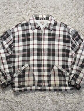 VTG 80s Guess Plaid Bomber XL